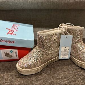 NWT gold sparkly arlo boots
